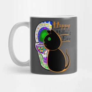 Sugar Skull Kitty Mug